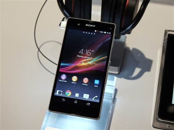 Sony Xperia Z na veletrhu CES v Las Vegas