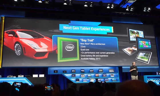 Intel se plaftormou Bay Trail pochlubil na CES 2012 i na MWC 2013. Snad dorazí do Vánoc