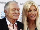 Hugh Hefner a Crystal Harrisová 