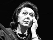 Jiřina Jirásková v roli Úrsuly Márquezova románu Sto roků samoty (1. prosince 2000)