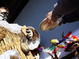 Tradiční masopust ve skanzenu na Veselém Kopci u Hlinska