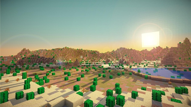 Kopie planety Zem ve he Minecraft