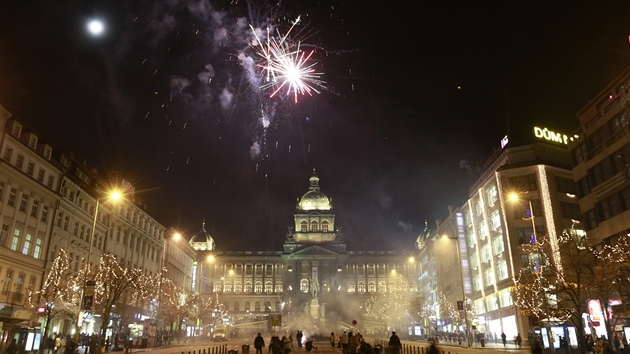 Na Vclavsk nmst dorazila krom ech i ada cizinc.