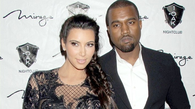Kim Kardashianová a Kanye West strávili silvestr v Las Vegas.