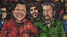 Hugo Chávez a Fidel Castro, nejlepí kamarádi (1. ledna 2013)