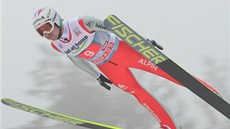 Thomas Morgenstern v Innsbrucku pi tetím  závod Turné ty mstk.