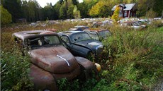 Vrakovit Bastnäs na védsko-norské hranici bylo díve autobazarem. Norové