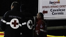 Záchranná akce po nehod peván ruských turist na sjezdovce v italských
