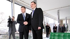 Premiéi eska a Slovenska Petr Neas a Robert Fico se seli na Nový rok v