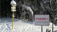 Bkaský výlet z Valaských Klobúk na slovenský Vratec - Státní hranice pod