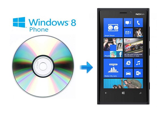 I operační systém Windows Phone 8 po vás může chtít instalační disk.