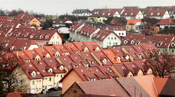 Domy, které si ást klient H-Systemu dokonila ve Velkých Pílepech