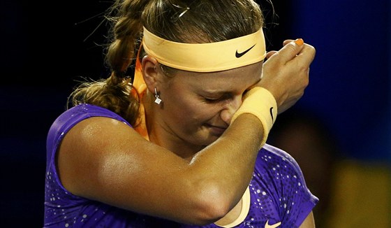 SMUTEK. Petra Kvitová na Australian Open.