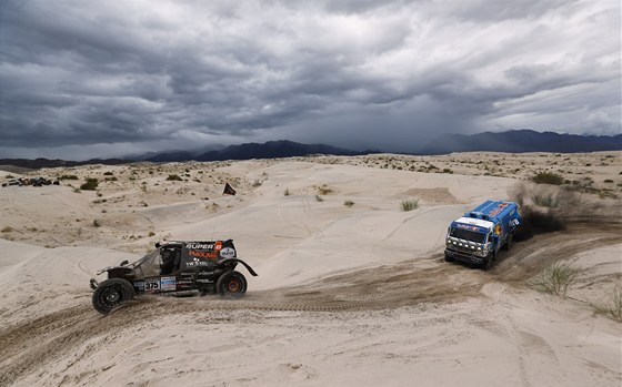 Kamion kamaz na Rallye Dakar 2013