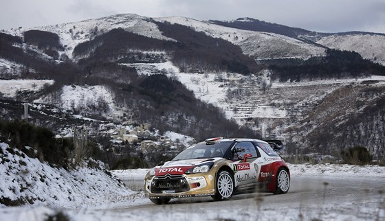 Momentka ze Rallye Monte Carlo - ilustraní foto
