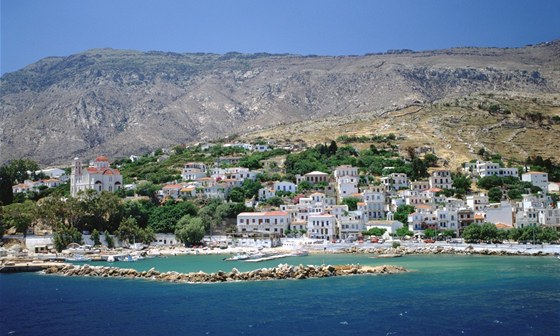 Malebný řecký ostrov Ikaria leží nedaleko západního pobřeží Turecka.