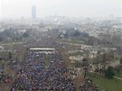 V Paíi se sely statisíce lidí na protest proti zámru levicové vlády