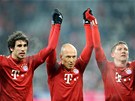 HEJ! Javi Martinez, Arjen Robben a Bastian Schweinsteiger, fotbalisté Bayernu