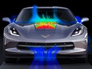 Corvette Stingray - simulace aerodynamiky