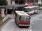 Autobus Ikarus v ulicích Bratislavy