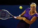 SNAHA. Petra Kvitová v utkání druhého kola Australian Open proti Laue