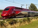 Vlak spolenosti Thalys na trati v Nizozemsku