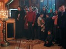 Putin na vnon bohoslub v Soi dajn vydsil malho chlapce, kter stl