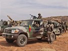 Proti islamistm zasahuje i maliská armáda. Na snímku její zvlátní jednotka...