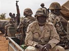 Maliská armáda bojuje s islamisty vemi monými prostedky. Na snímku...