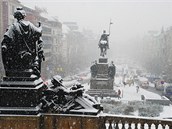 Praha pod sněhem