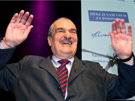 Karel Schwarzenberg vystoupil s projevem, kterým zahájil pedvolební kampa k