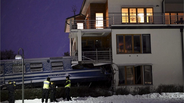 eleznin nehoda na pedmst Stockholmu (15. ledna 2012) 