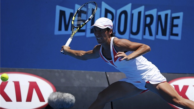 NATHNU SE. Italka Francesca Schiavoneov se sna odehrt mek v utkn s Kvitovou na Australian Open.