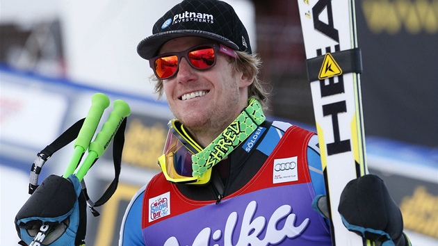 TVRT VTZSTV V SEZON. Ob slalom v Adelbodenu ovldl Ted Ligety.