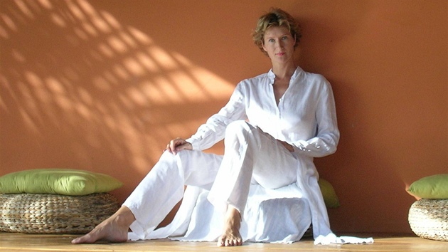 Sylva Lauerov v meditanm pavilonu