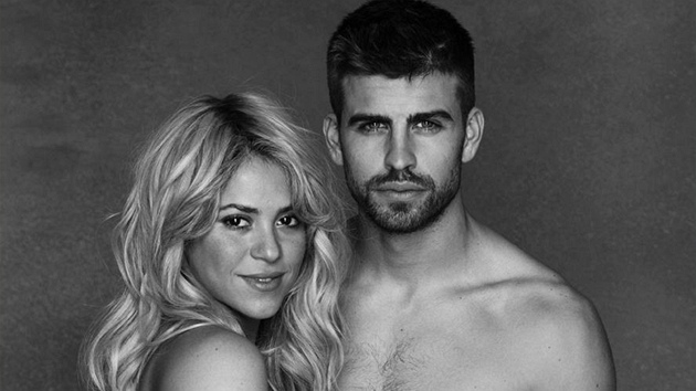 Těhotná Shakira a její partner Gerardem Piqué