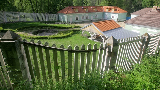 Romantický areál Lázniek v Tereziin Údolí u Nových Hrad na eskobudjovicku