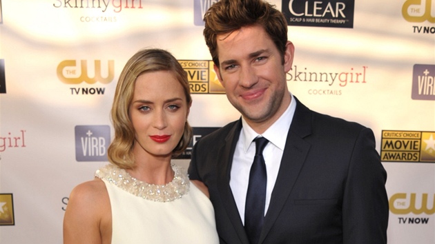 Emily Bluntov a John Krasinski (10. ledna 2013)