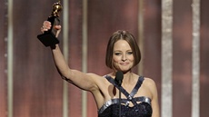 Herečka Jodie Fosterová při udílení Zlatých glóbů vstoupila do síně slávy (Los...