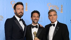 Herec a reisér Ben Affleck a producenti Grant Heslov s Georgem Clooneym se...