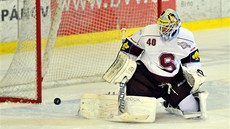 POSILA. Branká� Marcel Melicher�ík oblékl dres Sparty.