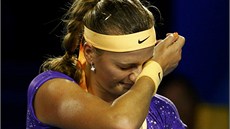 SMUTEK. Petra Kvitová na Australian Open.