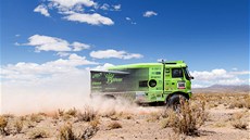 ARGENTINSKOU PUSTINOU. Martin Kolomý s kamionem tatra p�i Rallye Dakar 2013.