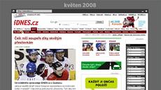 Stránka Sport.iDNES.cz mla v kvtnu 2008 sloupce u jen ti (proti souasnému...