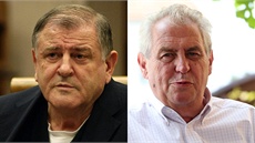Vladimír Me�iar a Milo� Zeman