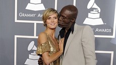 Heidi Klumová a Seal - předávání cen Grammy 2010