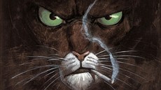 Z titulní stránky komiksu Blacksad