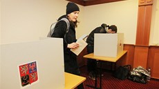 Prezidentské volby v Plzni.