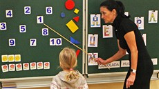 Zápis do první t�ídy na základní �kole v Porubské ulici v Ostrav� (15. ledna...