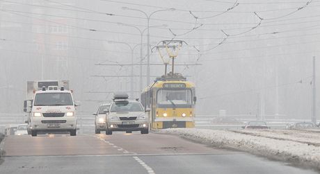 Smog v Plzni.